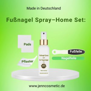Fußnagel Spray auch für Fingernägel, Premium Nagelpflege-Set, 100ml