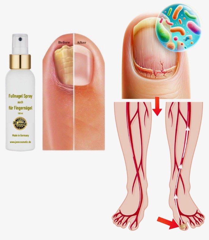 Holznagel am Zeh, Jenn Cosmetic, verdickte Zehennägel kein Pilz,